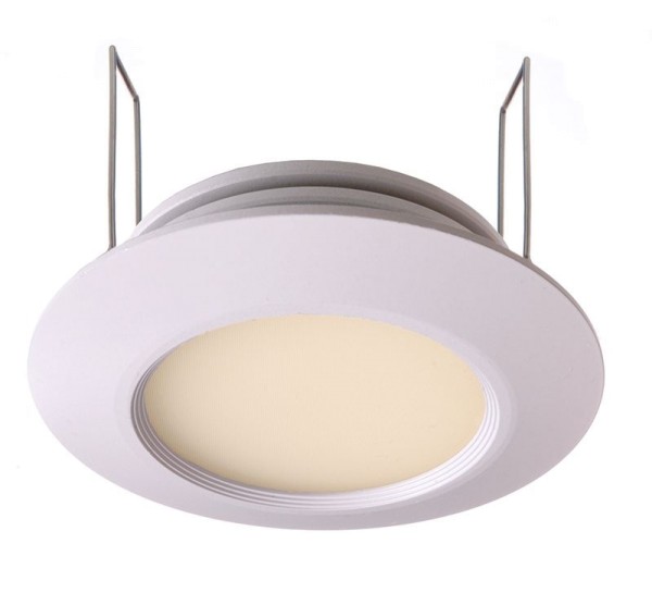 Deko-Light Deckeneinbauleuchte, Aluminium Druckguss, weiß, Warmweiß, 135°, 3W, 10V, 350mA