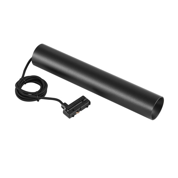 Deko-Light 1-Phasen-Pendelleuchte, Can 350, 1x max. 7,5 W, GU10, Schwarz, Aluminium, Schwarz, 7W