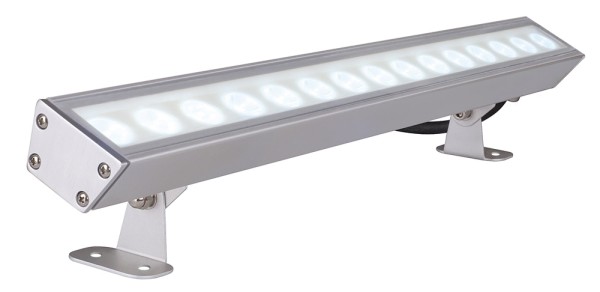 GALEN LED-PROFIL, Outdoor Fassadenleuchte, LED, 6500K, IP65, aluminium eloxiert, 15W
