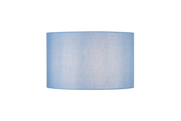 FENDA, Leuchtenschirm, rund, blau, Ø/H 45,5/28 cm