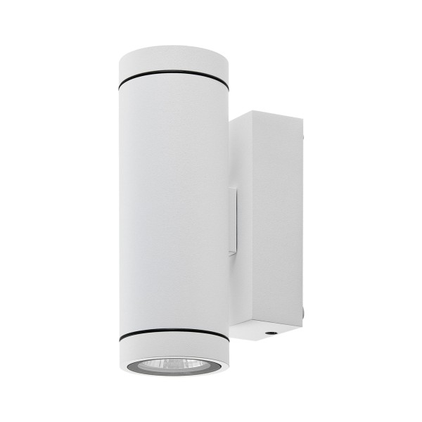 Deko-Light Wandaufbauleuchte, ShoreLine Pro Round Up+Down, 7,5 W, DIM, 3000/4000 K, weiß, Aluminium