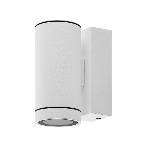 Deko-Light Wandaufbauleuchte, ShoreLine Pro Round, 1x max. 7,5 W GU10, weiß, Aluminium, Weiß, 7W