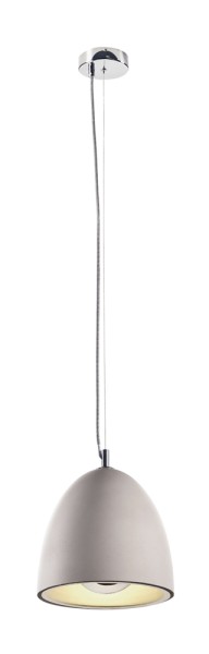 SOPRANA SOLID PD-2, Pendelleuchte, A60, rund, betongrau, mit Reflektor, max. 40W