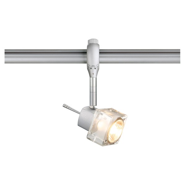 BLOX, Spot für Hochvolt-Stromschiene EASYTEC II, QPAR51, silbergrau, max. 50W