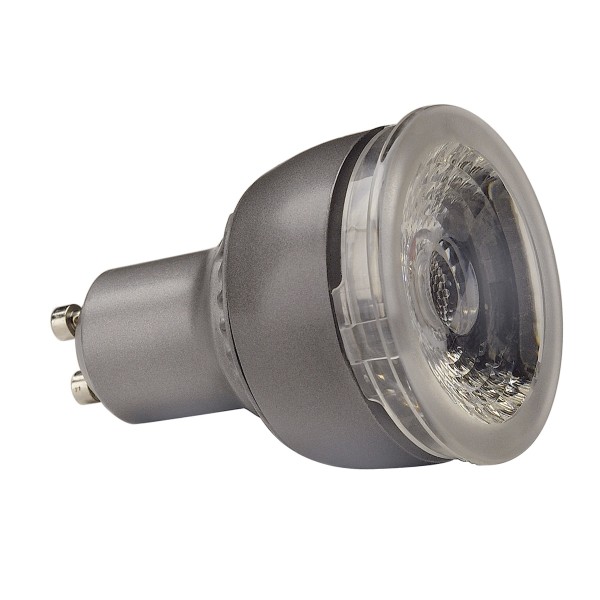 LED GU10, COB LED, 3000K, 30°, dimmbar