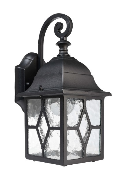 Deko-Light Wandaufbauleuchte, Sargas, Aluminium, Schwarz, 60W, 230V, 178x151mm