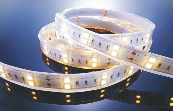 Flexibler LED Stripe, 5050, SMD, Warmweiß, 12V DC, 43,20 W