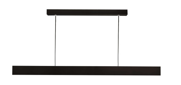 Deko-Light Pendelleuchte, Apollon, Aluminium, Schwarz-matt mattiert, Warmweiß, 110°, 42W, 230V