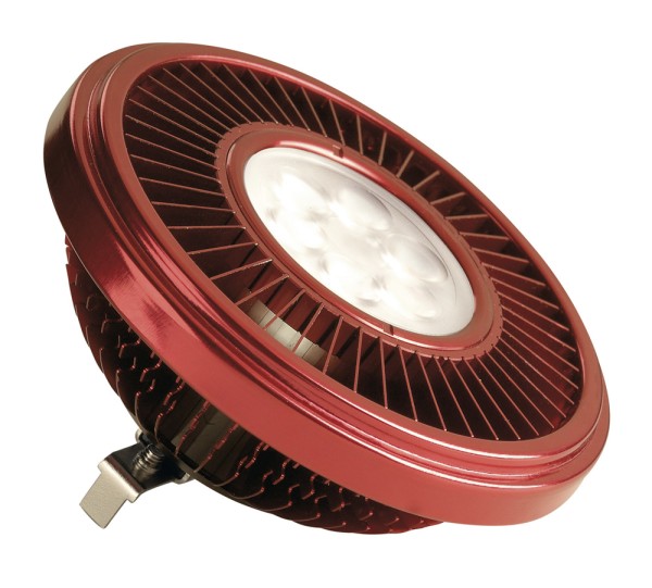 LED QRB111, Leuchtmittel, rot, 19,5W, 30°, 2700K, dimmbar