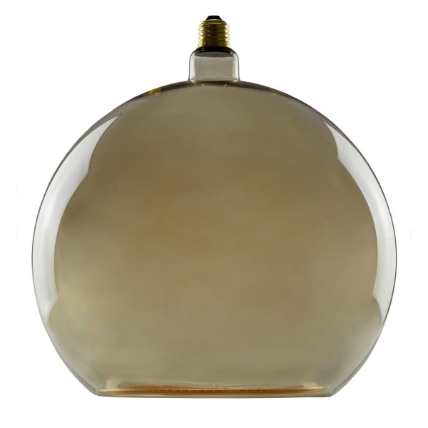 Deko-Light Leuchtmittel, LED Design-Bulb Moon 300, DIM, E27, 8,0W, 1900K, smoky, Glas, Rauchfarben