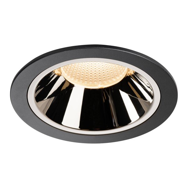 NUMINOS® DL XL, Indoor LED Deckeneinbauleuchte schwarz/chrom 2700K 40°