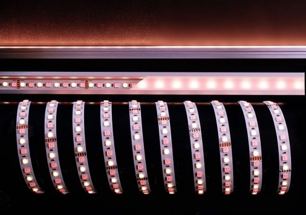 Deko-Light Flexibler LED Stripe, 5050-96-24V-RGB+4200K-3m, Kupfer, Weiß, RGB + Neutralweiß, 120°