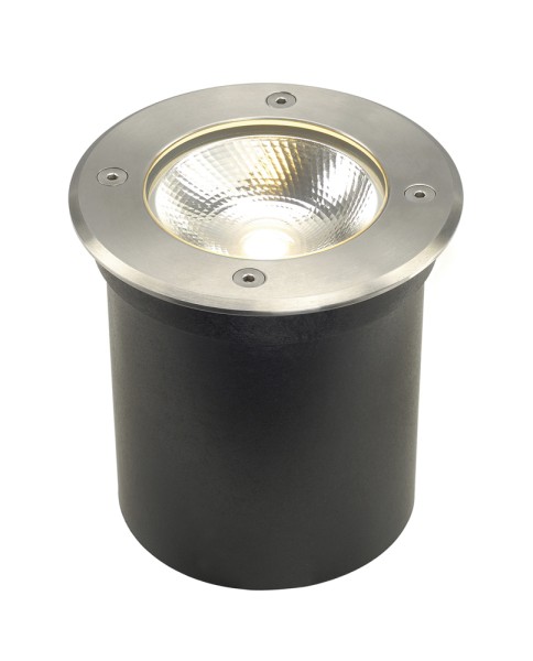 ROCCI 125, Outdoor Bodeneinbauleuchte, LED, 3000K, IP67, rund, edelstahl 316, max. 6W