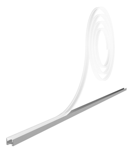 Deko-Light Profil Abdeckung, Abdeckung Rolle P-10-12, 20m, klar, Polycarbonat, Farblos, 20000mm