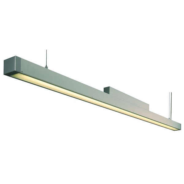 Q-LINE SINGLE Pendelleuchte, alu natur / anthrazit, G5, ESL, 35W