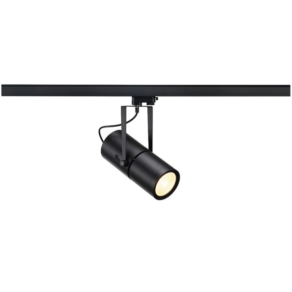 EURO SPOT EVG, schwarz, HQI-T, 35W, 60°, inkl. 3P.-Adapter
