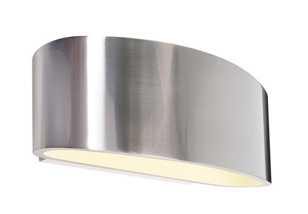 Deko-Light Wandaufbauleuchte, Arietis, Aluminium Druckguss, silberfarben, 42W, 230V, 170x85mm