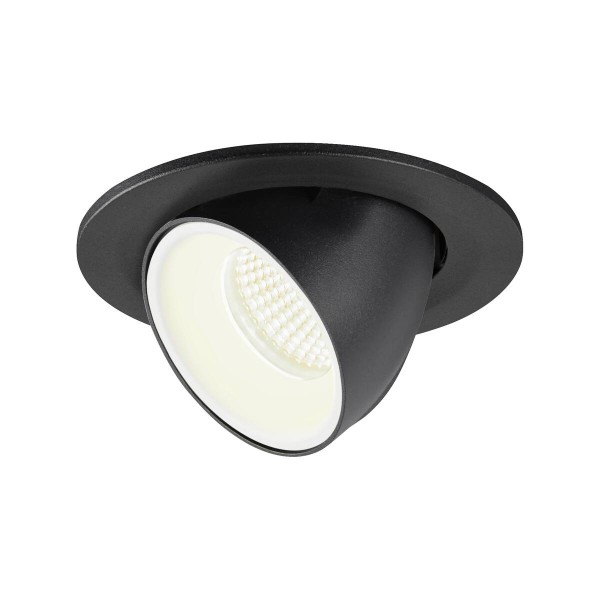 NUMINOS® GIMBLE S, Deckeneinbauleuchte schwarz / weiß 4000K 40°