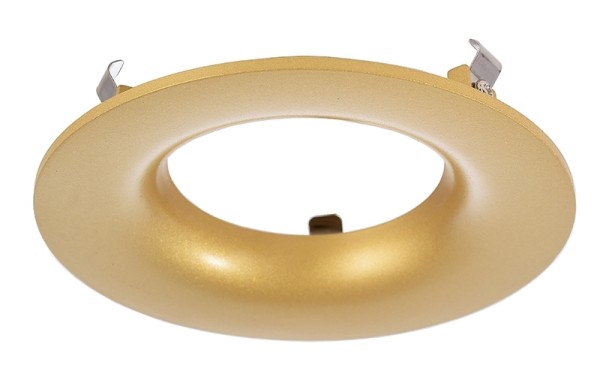 Deko-Light Zubehör, Reflektor Ring Gold für Serie Uni II Max, Aluminium Druckguss, Gold