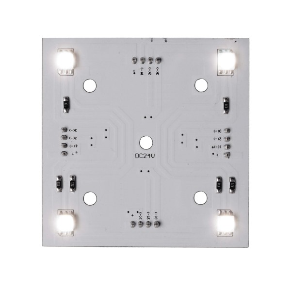 Deko-Light Modular System, Modular Panel II 2x2, Aluminium, Weiß, Kaltweiß, 120°, 1W, 24V, 65x65mm