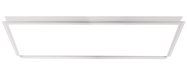 Deko-Light Zubehör, Einlegerahmen für Gips 124x62, Metall, weiß, 1315x695mm