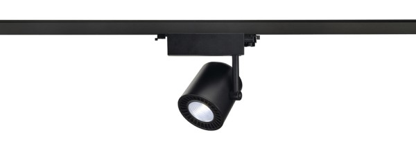 SUPROS, Spot für Hochvolt-Stromschiene 3Phasen, LED, 4000K, schwarz, 60° Reflektor, 33,5W