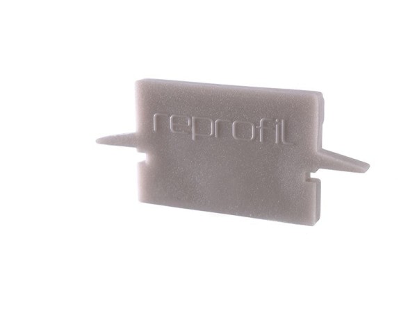 Reprofil Profil Zubehör, Endkappe H-ET-01-12 Set 2 Stk, Kunststoff, Grau, 27x6mm