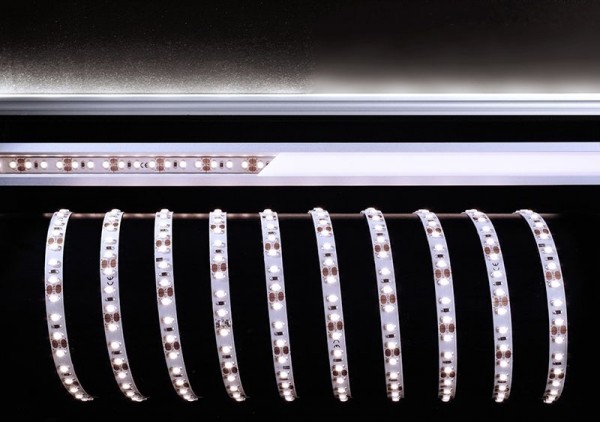 Deko-Light Flexibler LED Stripe, 3528-120-12V-6500K-3m, Kupfer, Weiß, Kaltweiß, 120°, 25W, 12V