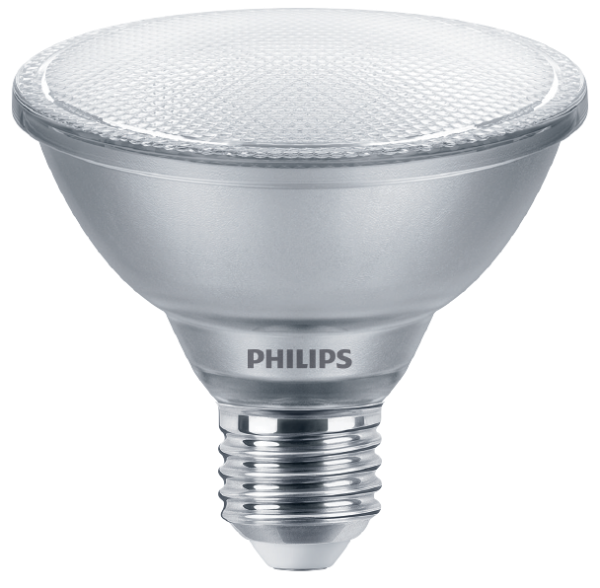 Philips Leuchtmittel, Master LEDspot PAR 30, E27, 230 V/AC, DIM, 4000 K, 25°, Glas, 25°, 9W, 230V