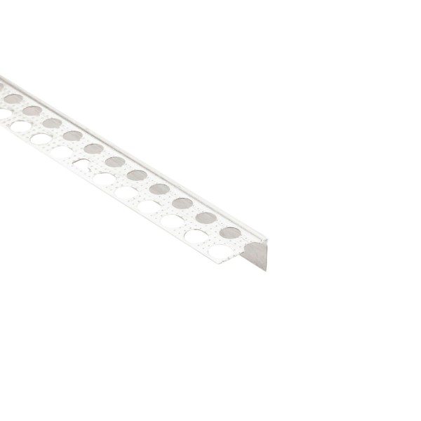 Deko-Light Profil, Combo Anschlussprofil für Spachtelarbeiten Aluminium natur, 1 m, Aluminium