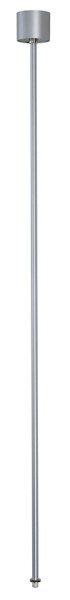 PENDELABHÄNGUNG, für EUTRAC Hochvolt 3Phasen-Aufbauschiene, starr, silbergrau, 120 cm, M13 Gewinde