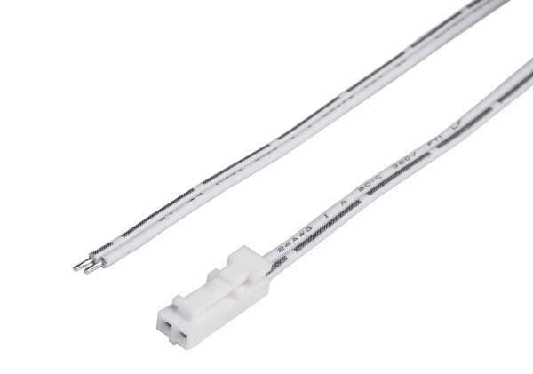 Deko-Light Zubehör, MINI-AMP Anschlusskabel (Stecker) 100cm, 12V/24V, max. 3A, IP20, Kunststoff