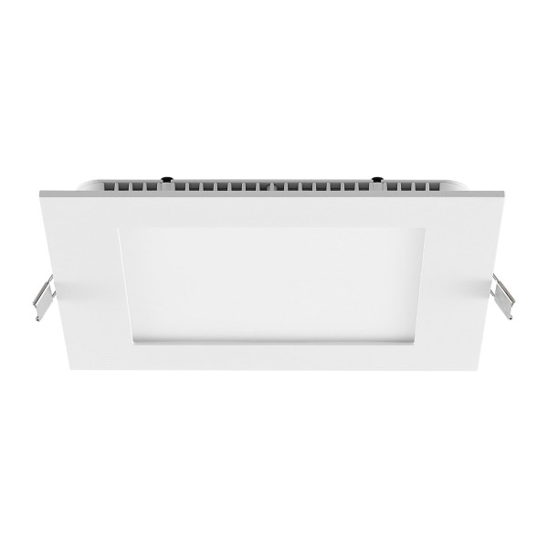 Deko-Light Downlight, Anik Square 155, 23 W, DIM, RGB/3000 K, Weiß, Aluminium/Stahl/PMMA, 120°