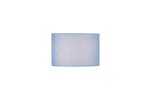 FENDA, Leuchtenschirm, rund, blau, Ø/H 30/20 cm