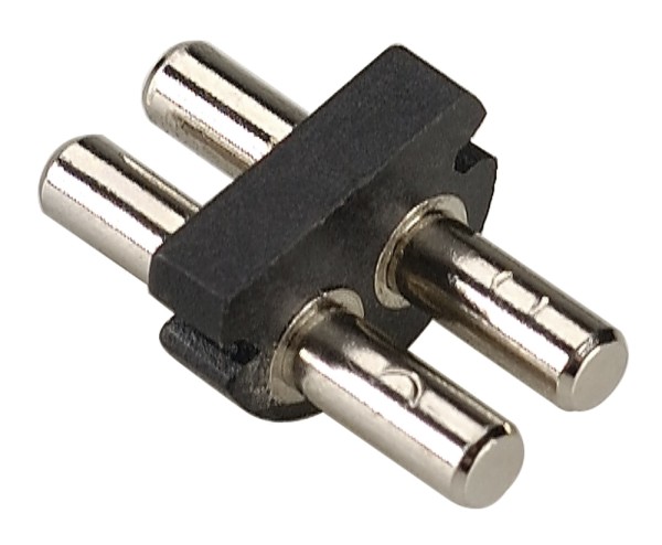 LÄNGSVERBINDER, für MINI ALU TRACK Niedervolt-Stromschiene, chrom, max. 12,5A