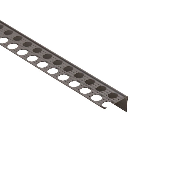 Deko-Light Profil, Combo Anschlussprofil für Spachtelarbeiten schwarz, 2 m, Aluminium, Schwarz