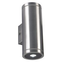 ROX LED UP-DOWN, alu brushed / lackiert, 2x3W weiss, IP44 ROX LED UP-DOWN, alu brushed / lackiert, 2x3W weiss, IP44