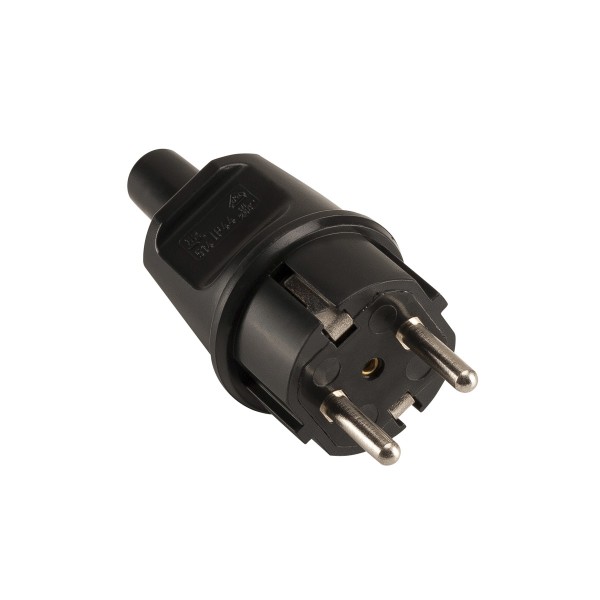 IP44 STECKER, schwarz