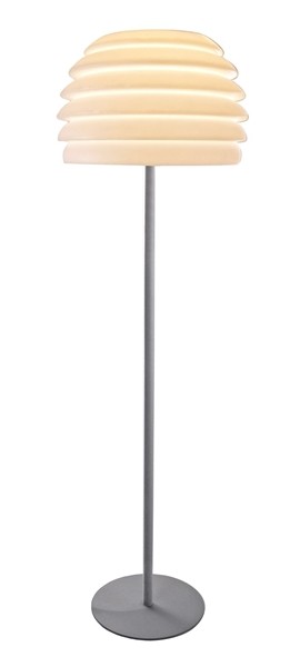 Kapego Dekorative Leuchte, Petra, exklusive Leuchtmittel, Weiß, 220-240V AC/50-60Hz, E27, IP 65