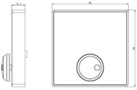Vorschau: Deko-Light Controller, Touch 16CH Pro, Aluminium, Schwarz, 12-24V, 86x86mm Vorschau: Deko-Light Controller, Touch 16CH Pro, Aluminium, Schwarz, 12-24V, 86x86mm