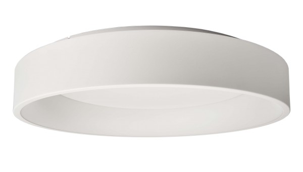 Deko-Light Deckenaufbauleuchte, Sculptoris 600 mm, 42 W, DIM, 3000/4000 K, Weiß, Aluminium, 42W