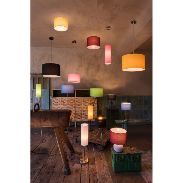 FENDA, Deckenleuchte, Deckenrosette, A60, schwarz, ohne Schirm, max. 60W