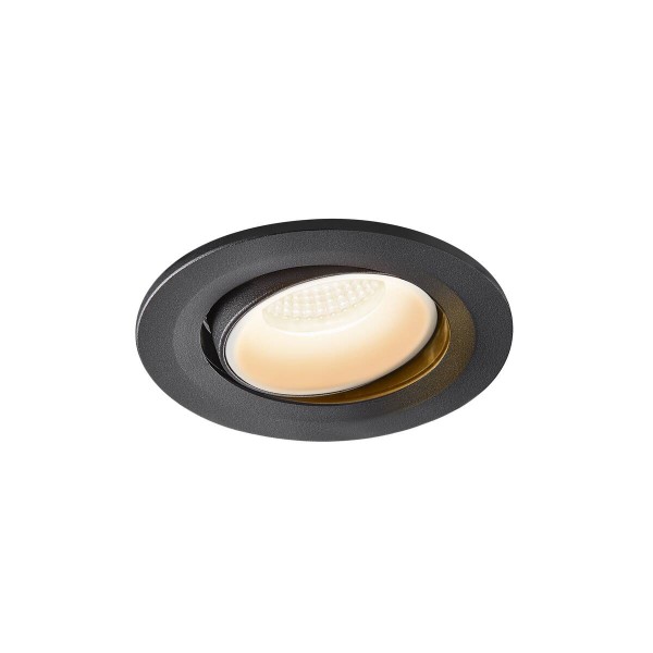 NUMINOS® MOVE S, Deckeneinbauleuchte schwarz / weiß 2700K 20°