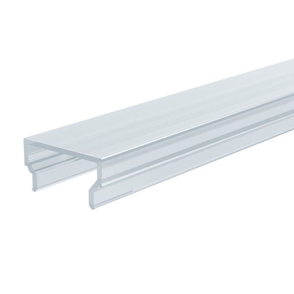 Reprofil, Abdeckung H-01-12, Kunststoff, matt 75% Transmission, Länge: 2000 mm