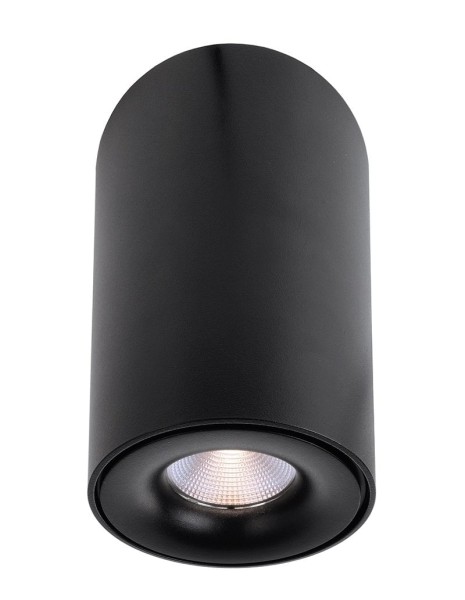 Deko-Light Deckenaufbauleuchte, Bengala LED, Aluminium Druckguss, schwarz, Warmweiß, 48°, 9W, 230V