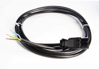 Zubehör, Wieland GST18i3 Anschlussleitung mit Buchse 300cm, Kunststoff, Schwarz, 230V, 3000mm Zubehör, Wieland GST18i3 Anschlussleitung mit Buchse 300cm, Kunststoff, Schwarz, 230V, 3000mm