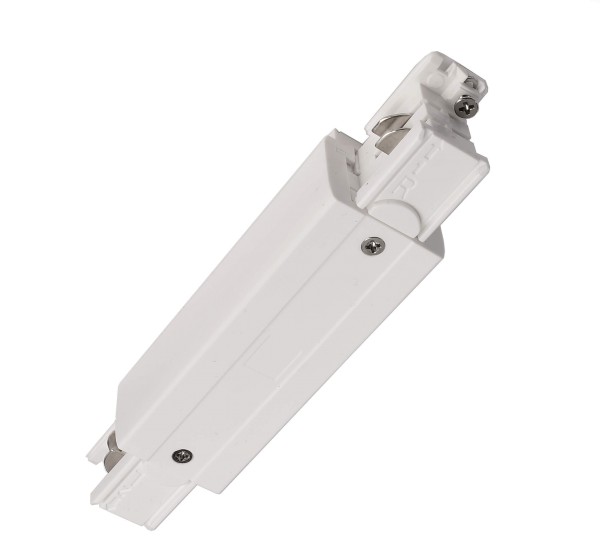 Deko-Light Schienensystem 3-Phasen 230V, Kunststoff, Verkehrsweiß RAL 9016, 230V, 3A, 166x35mm