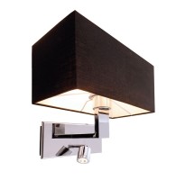 Kapego Wandaufbauleuchte, Roberta eckig, exklusive Leuchtmittel, Warmweiß, spannungskonstant, E27 Kapego Wandaufbauleuchte, Roberta eckig, exklusive Leuchtmittel, Warmweiß, spannungskonstant, E27