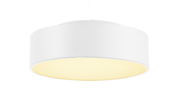 MEDO 30, Deckenleuchte, LED, 3000K, rund, weiß, Ø 28 cm, zur Pendelleuchte umrüstbar, 12W