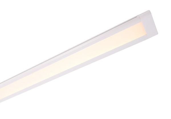 Deko-Light Möbelaufbauleuchte, Mia II, Aluminium, weiß, Warmweiß, 115°, 8W, 24V, 500mm